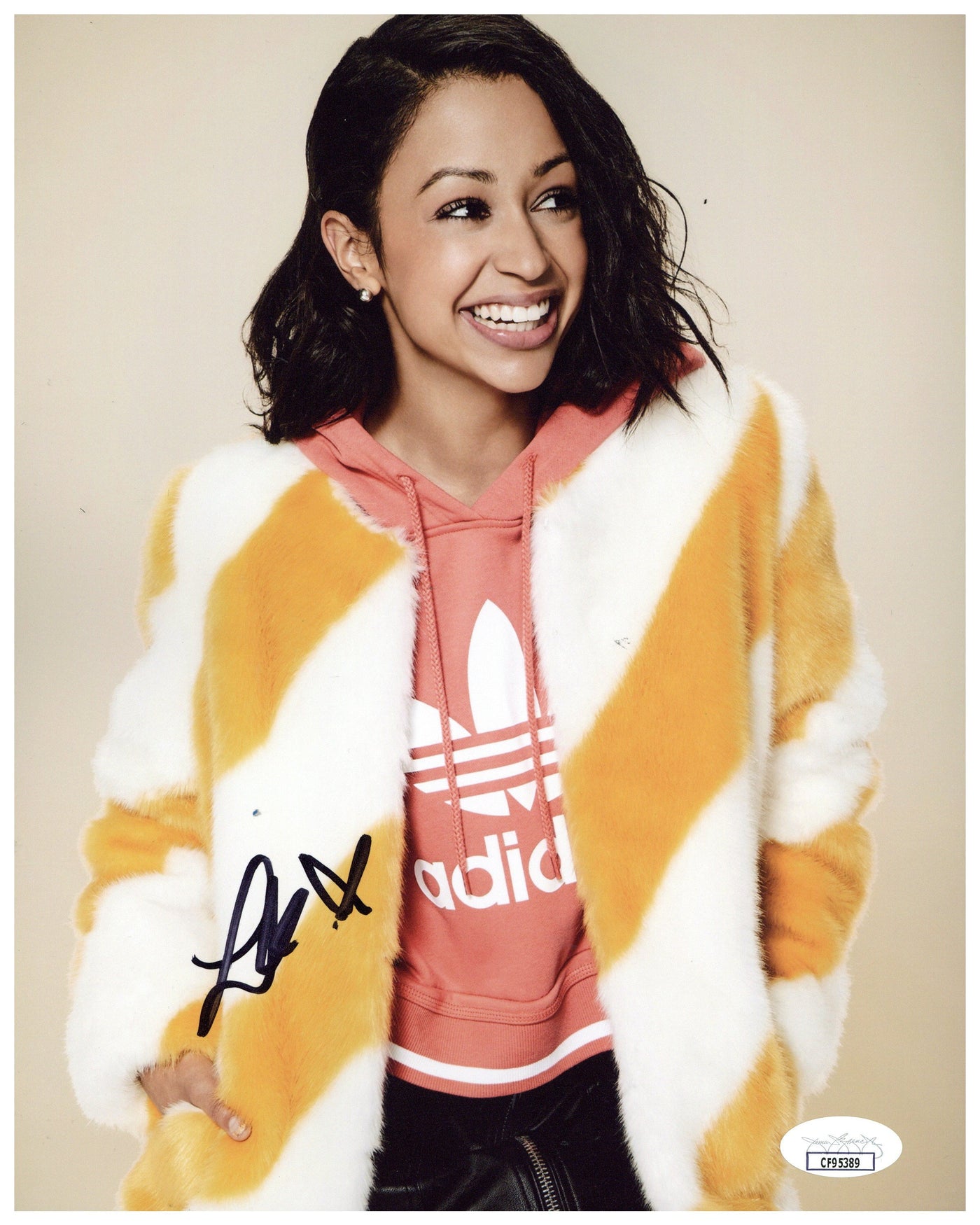 Liza Koshy Signed 8x10 Photo Work It Autographed JSA COA 7