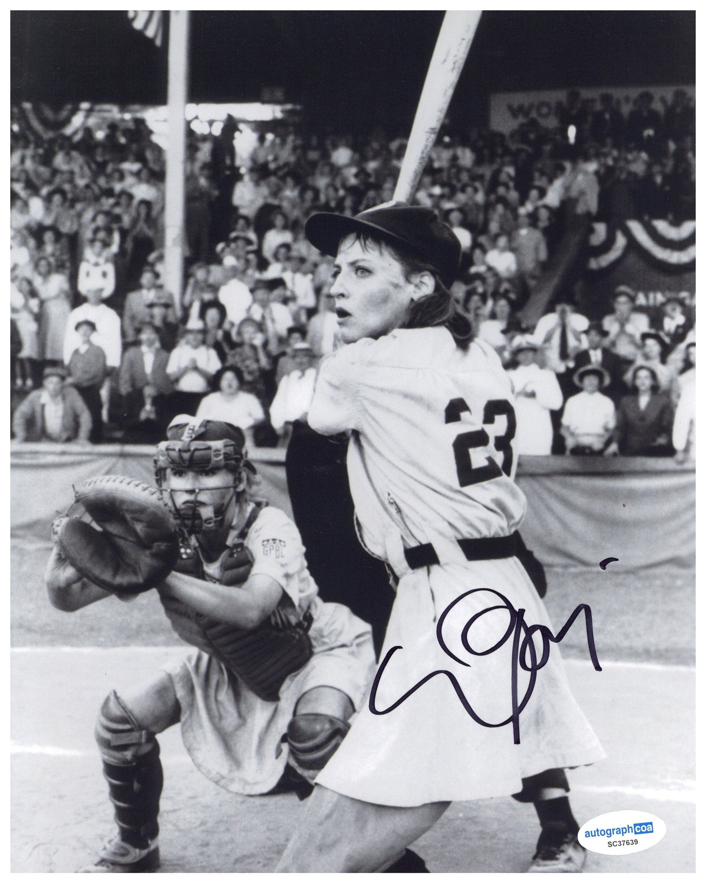 Lori Petty Signed 8x10 Photo A League of their Own Autographed AutographCOA
