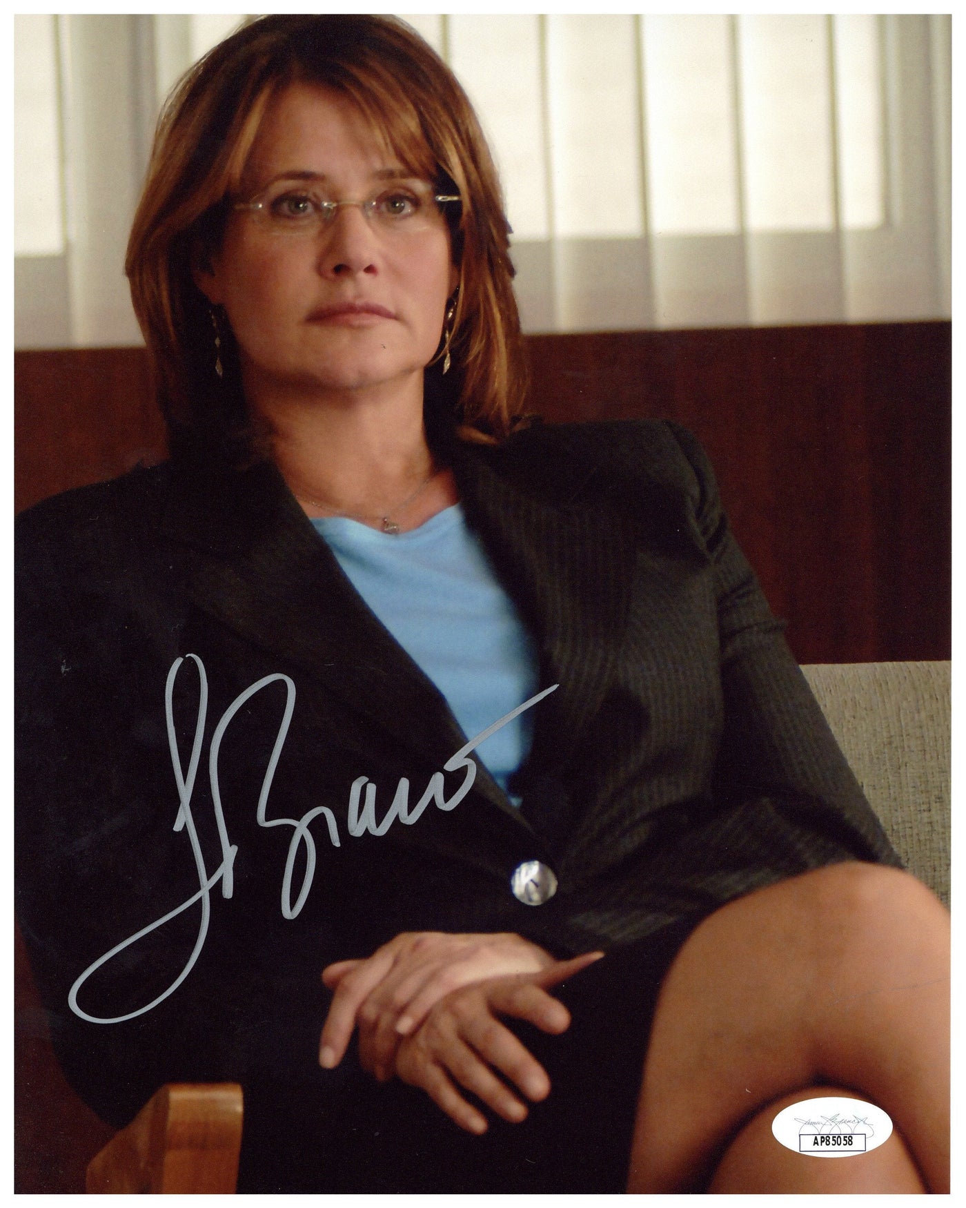 Lorraine Bracco Signed 8x10 Photo The Sopranos Dr. Jennifer Melfi Autographed JSA 3