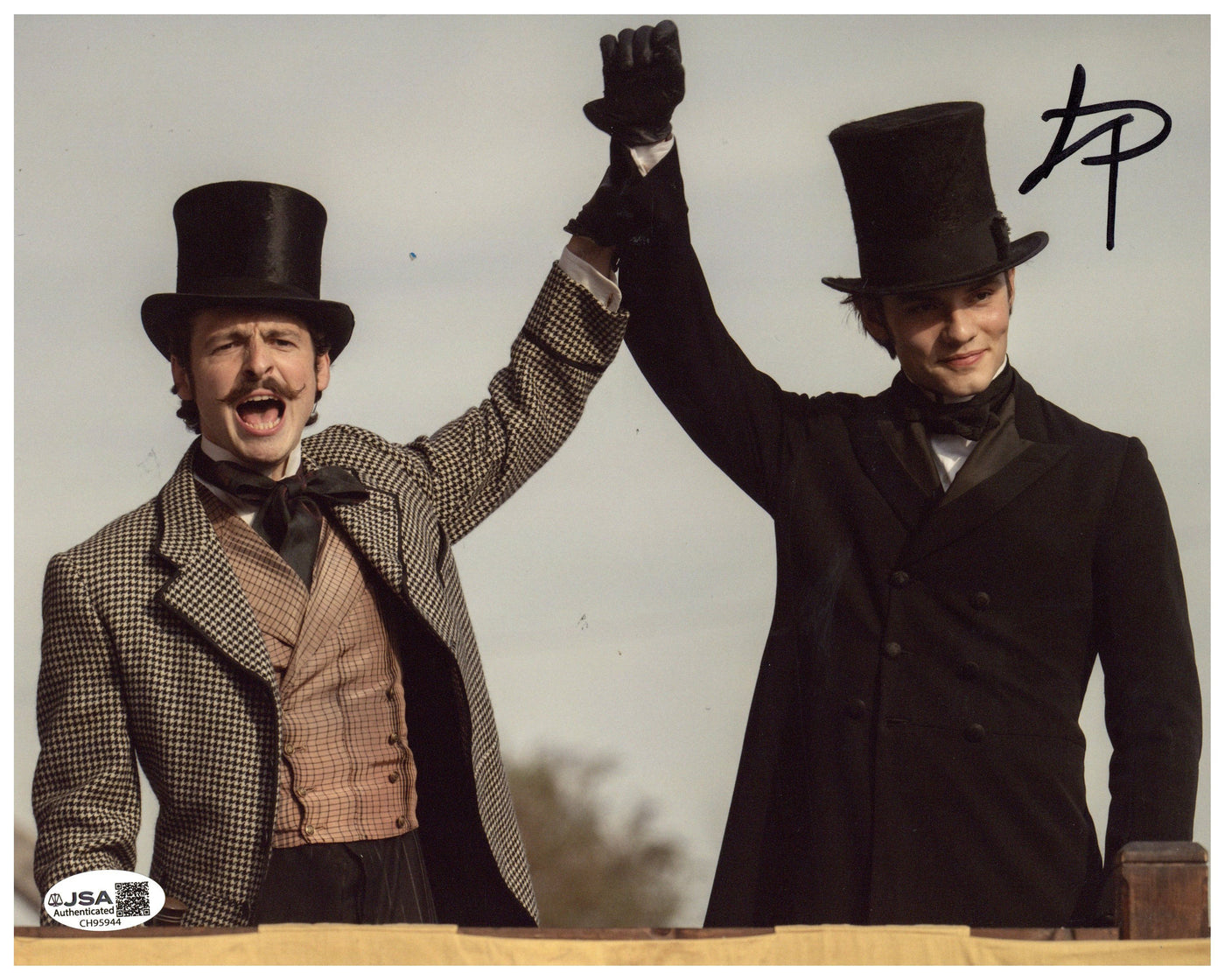 Louis Partridge Signed 8x10 Photo House of Guinness Autographed JSA COA 2