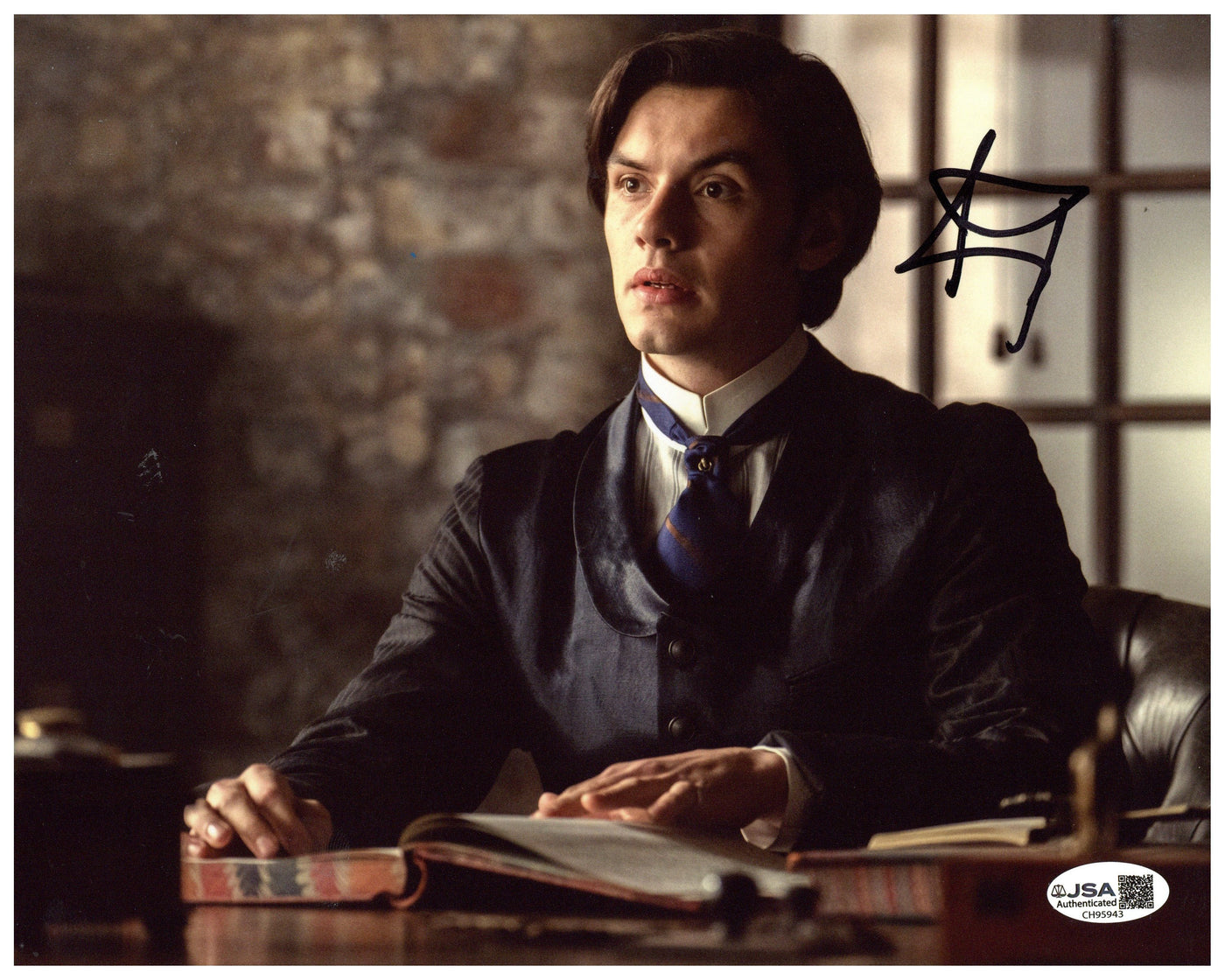 Louis Partridge Signed 8x10 Photo House of Guinness Autographed JSA COA 3