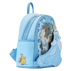 Image of Loungefly Disney Cinderella Lenticular Princess Series Mini Backpack | Officially Licensed