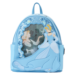 Image of Loungefly Disney Cinderella Lenticular Princess Series Mini Backpack | Officially Licensed
