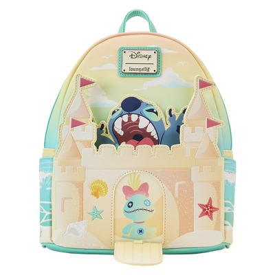 Loungefly Disney Stitch Sandcastle Beach Surprise Mini Backpack | Officially Licensed