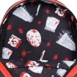 Image of Loungefly Friday the 13th Jason Lenticular Mini-Backpack - Entertainment Earth Exclusive