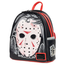 Image of Loungefly Friday the 13th Jason Lenticular Mini-Backpack - Entertainment Earth Exclusive