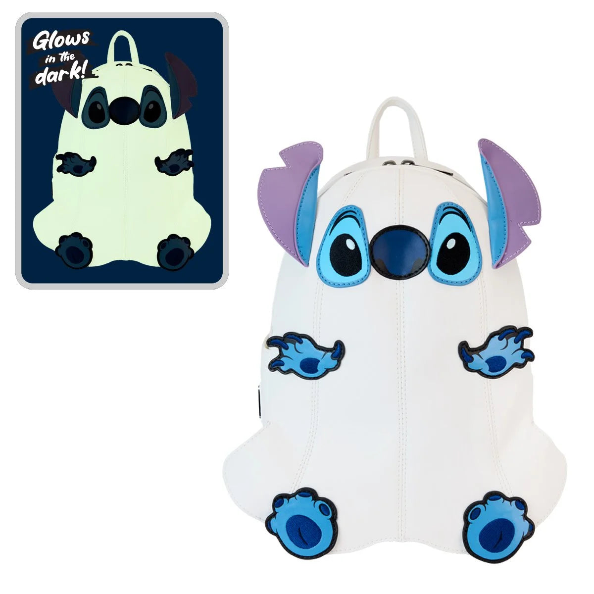 Loungefly Lilo & Stitch Ghost Cosplay Mini-Backpack