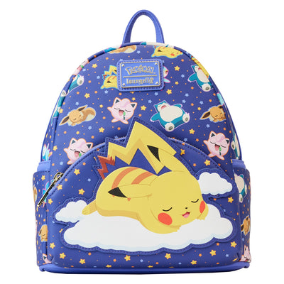 Loungefly Pokemon Sleeping Pikachu & Friends Mini Backpack | Officially Licensed