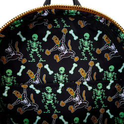 Image of Loungefly Scooby-Doo Skeleton Scooby Cosplay Mini-Backpack