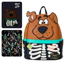 Image of Loungefly Scooby-Doo Skeleton Scooby Cosplay Mini-Backpack