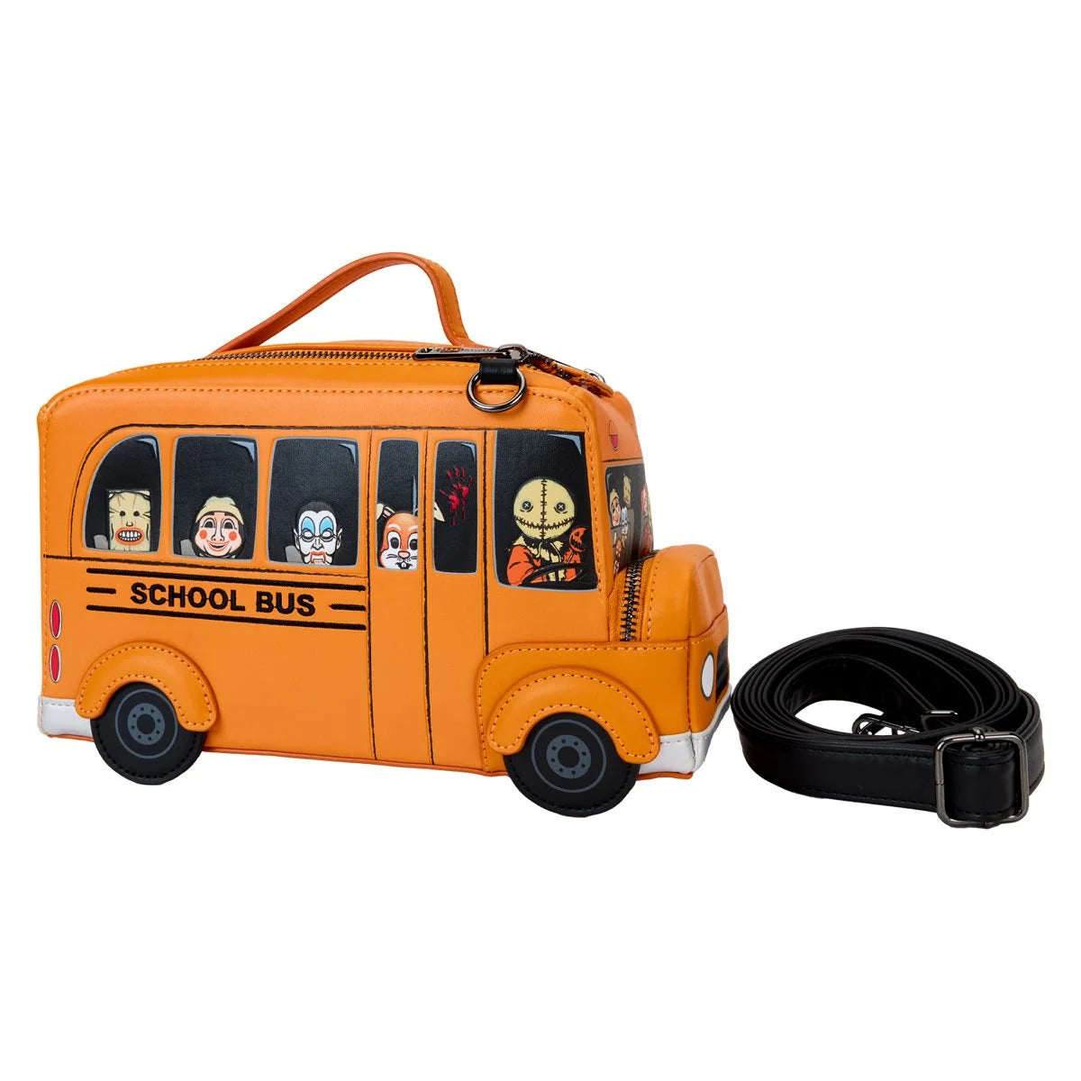 Loungefly Trick 'r Treat School Bus Crossbody Bag