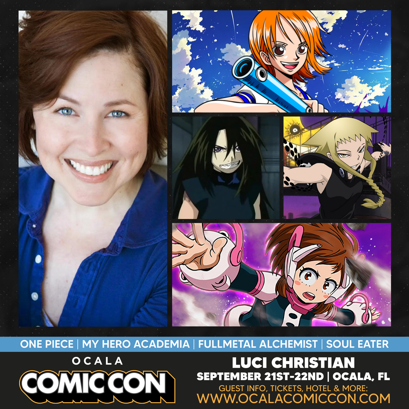 Luci Christian Official Autograph Mail-In Service - Ocala Comic Con 2024