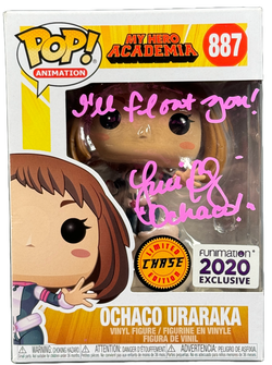 Image of Luci Christian Signed Funko Pop My Hero Academia Ochaco Chase Funimation JSA