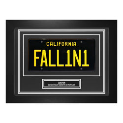 Image of Lucifer License Plate Wall Display California Fall1n1 Prop Frame