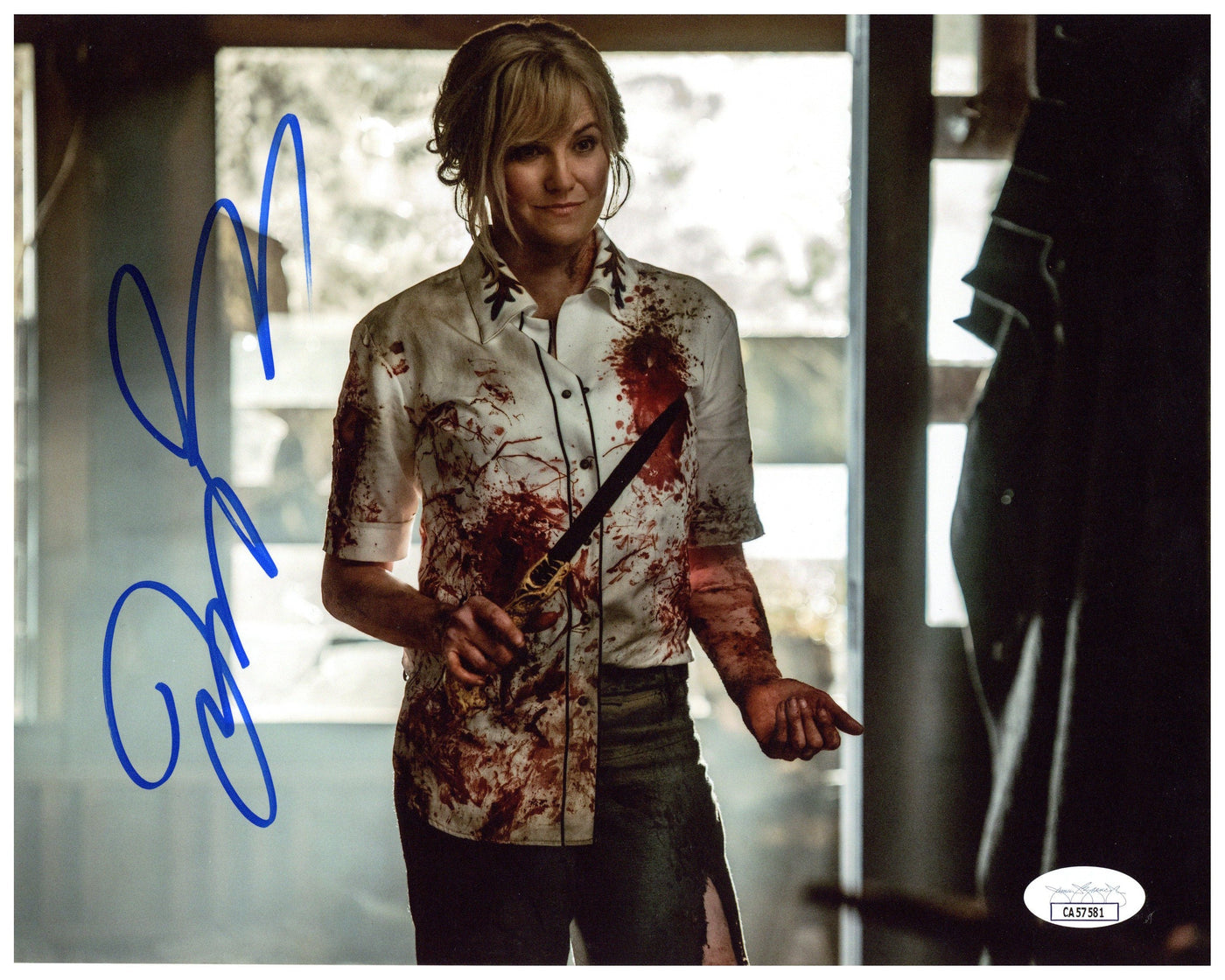 Lucy Lawless Signed 8x10 Photo Ash vs Evil Dead Autographed JSA COA