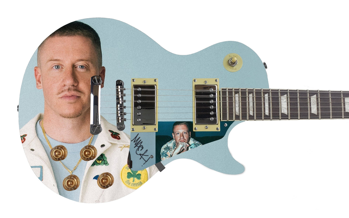 Macklemore Autographed Signed Custom LP Guitar AutographCOA
