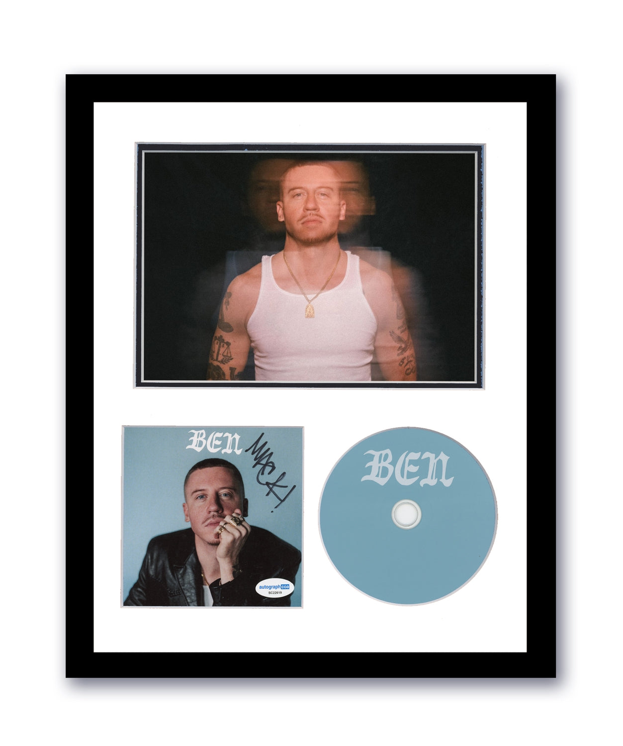 Macklemore Signed CD Custom Framed Ben Autographed Authentic ACOA 3