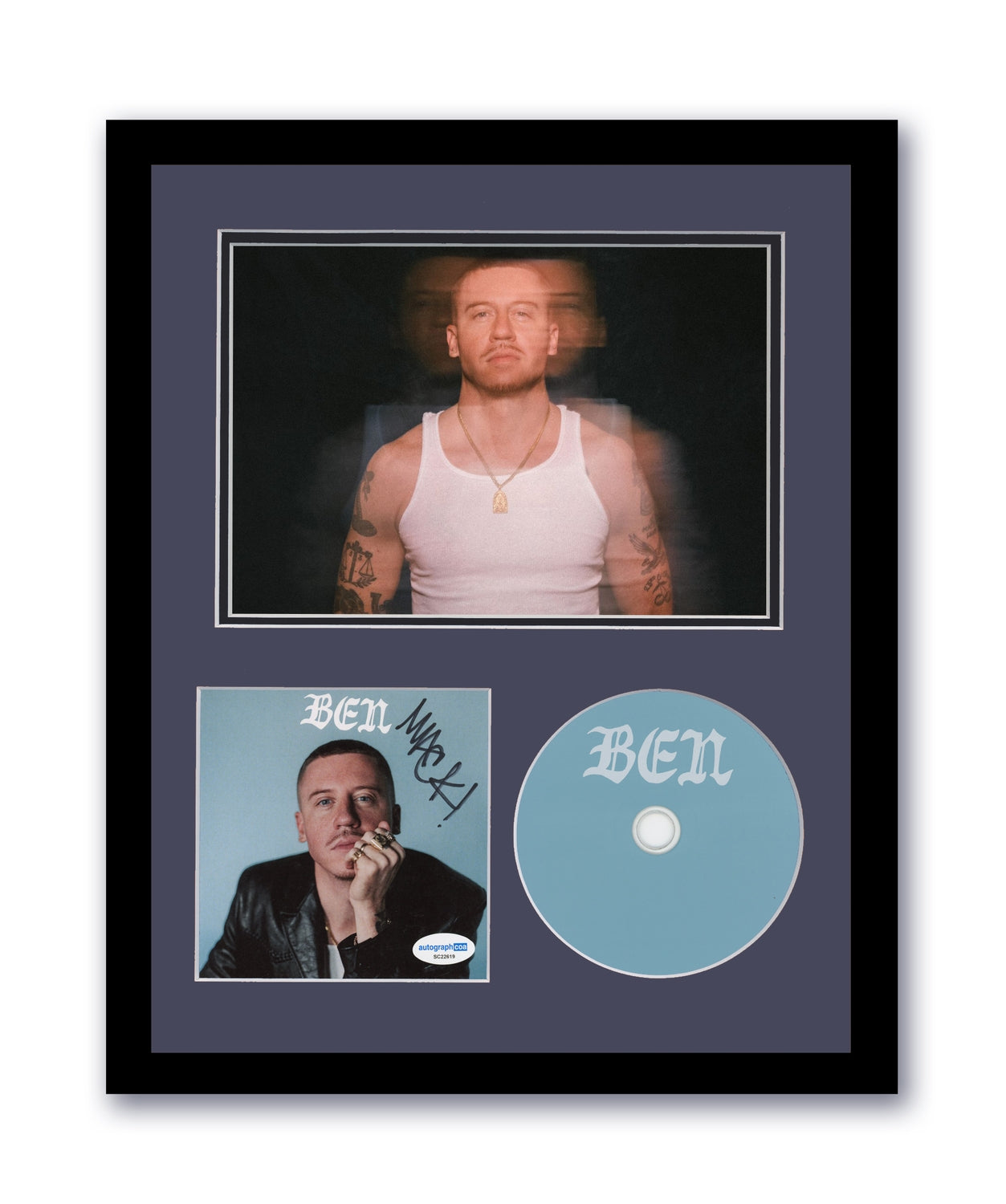 Macklemore Signed CD Custom Framed Ben Autographed Authentic ACOA 4