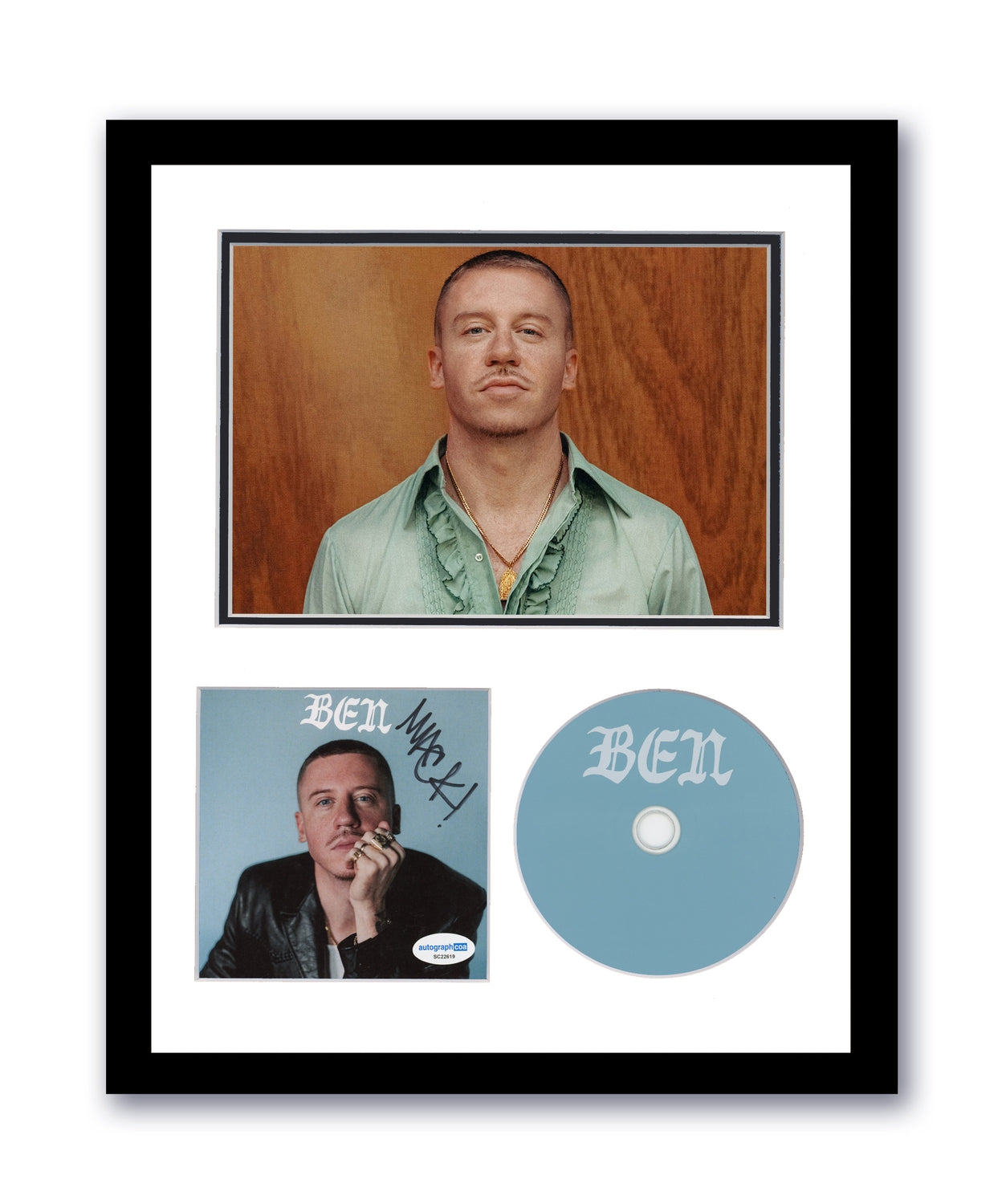 Macklemore Signed CD Custom Framed Ben Autographed Authentic ACOA 5