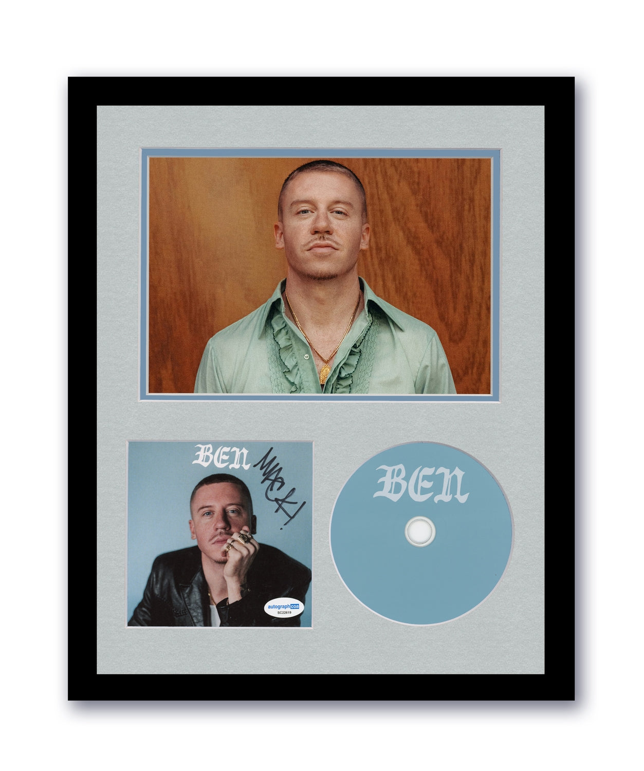 Macklemore Signed CD Custom Framed Ben Autographed Authentic ACOA 6
