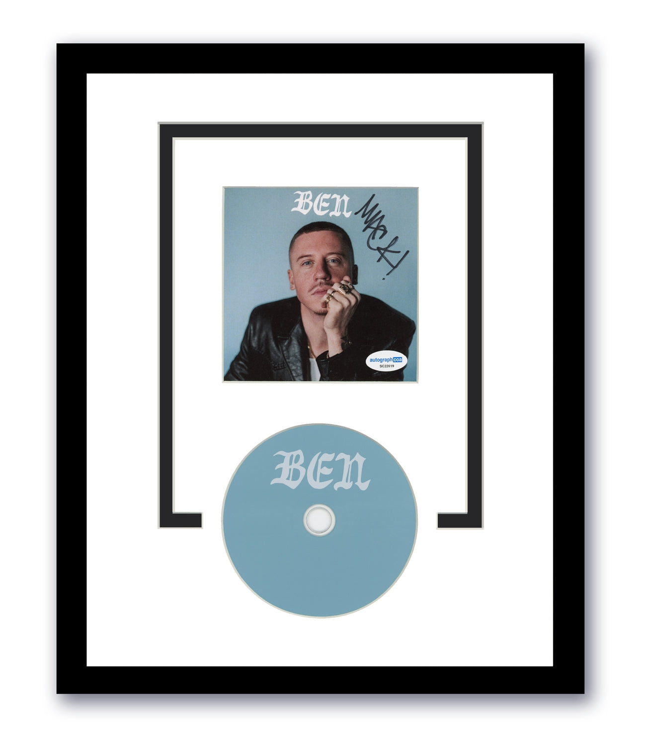 Macklemore Signed CD Custom Framed Ben Autographed Authentic AutographCOA