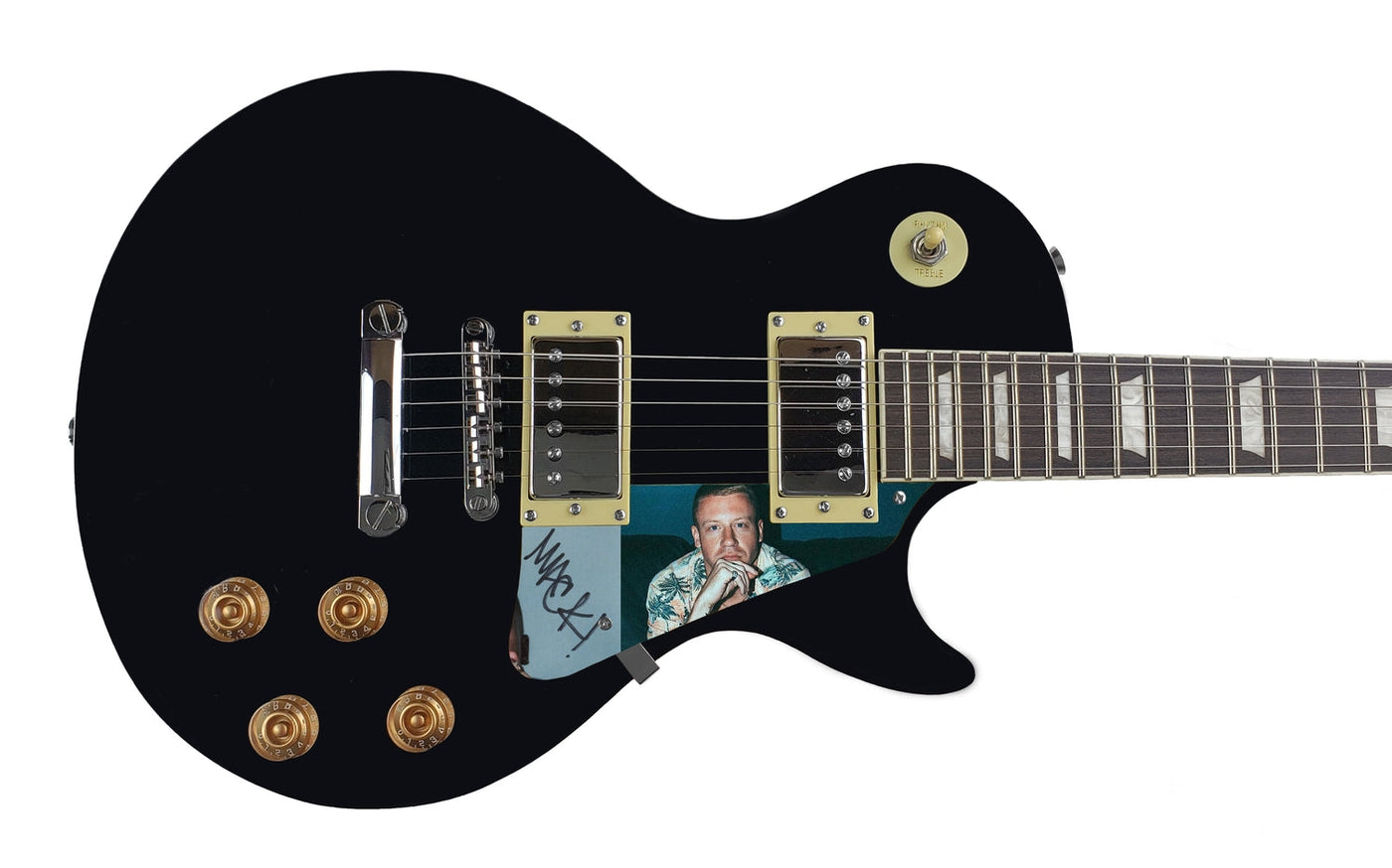 Macklemore Signed Custom LP Guitar Ben Autographed AutographCOA