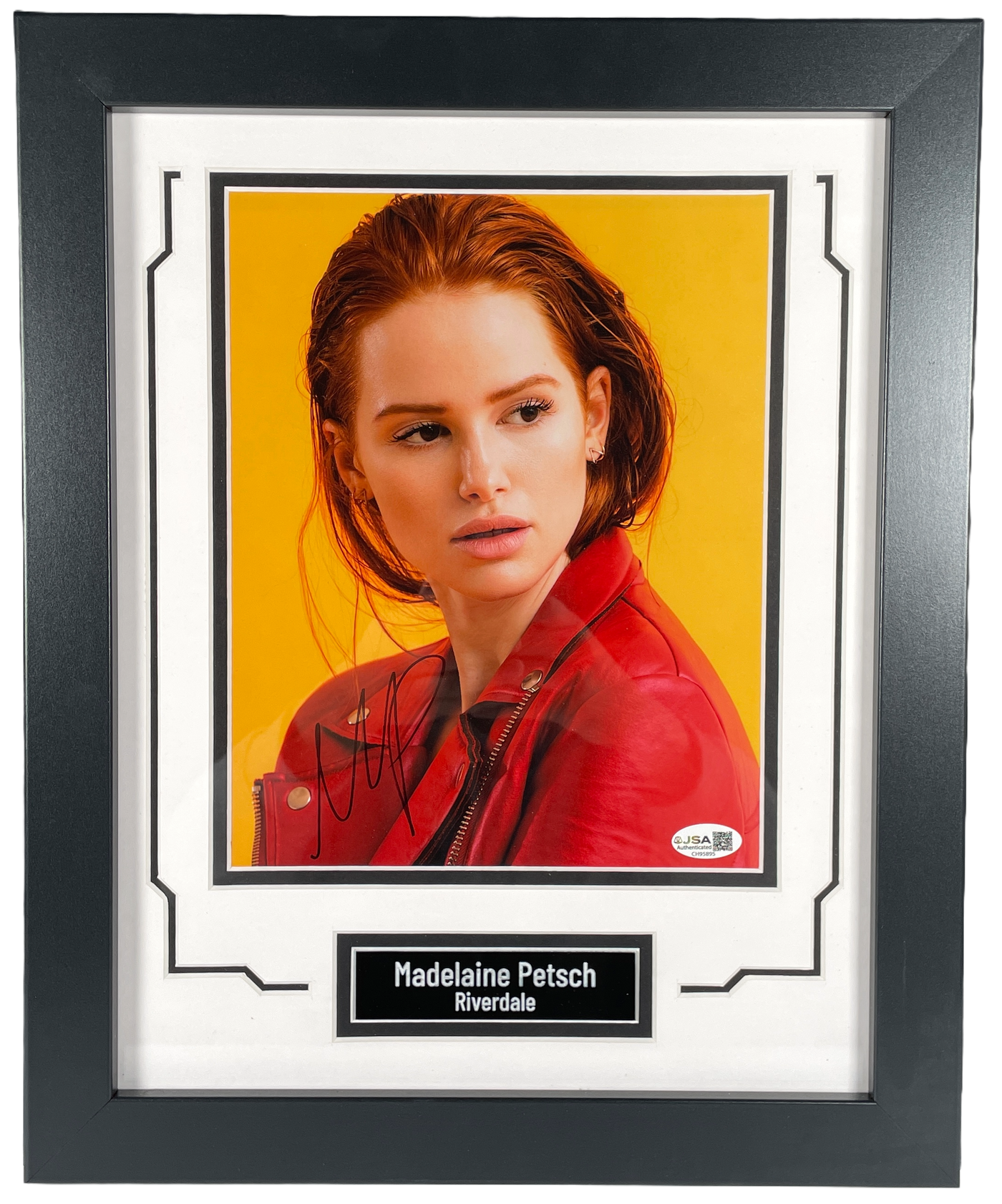 Madelaine Petsch Signed Custom Framed 8x10 Photo Riverdale Autographed JSA COA