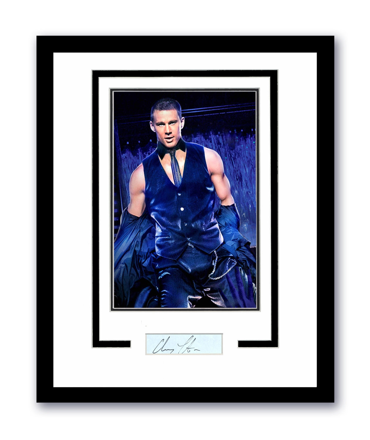 Magic Mike Channing Tatum Autographed Signed 11x14 Framed Poster Photo ACOA 2