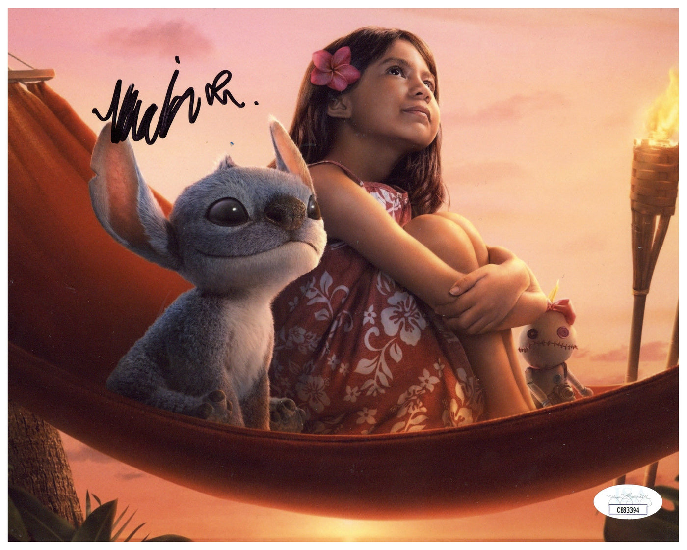 Maia Kealoha Signed 8x10 Photo Lilo & Stitch Movie Autographed JSA COA