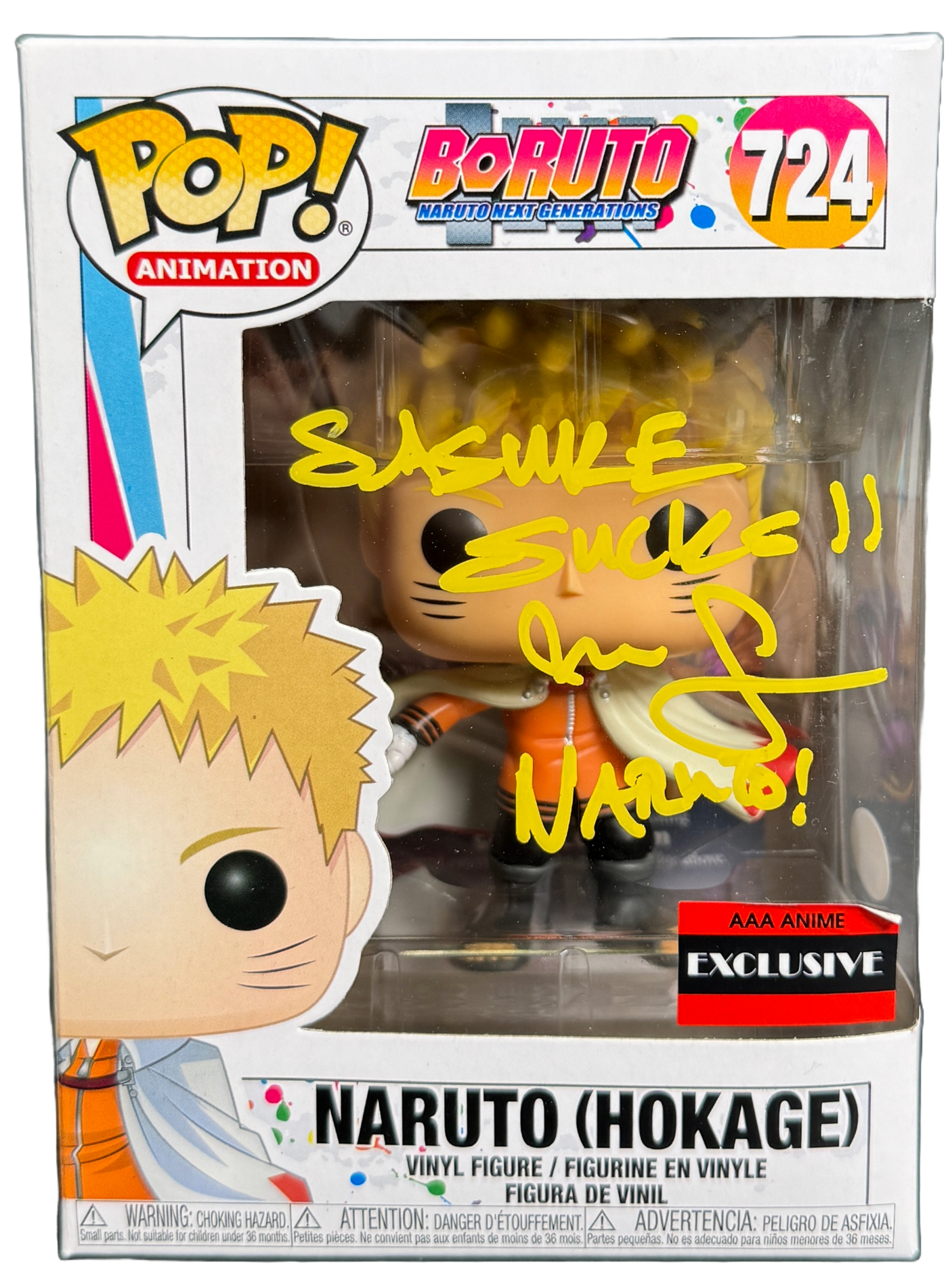 Maile Flanagan Signed Funko POP Naruto Shippuden #724 AAA Autographed JSA COA