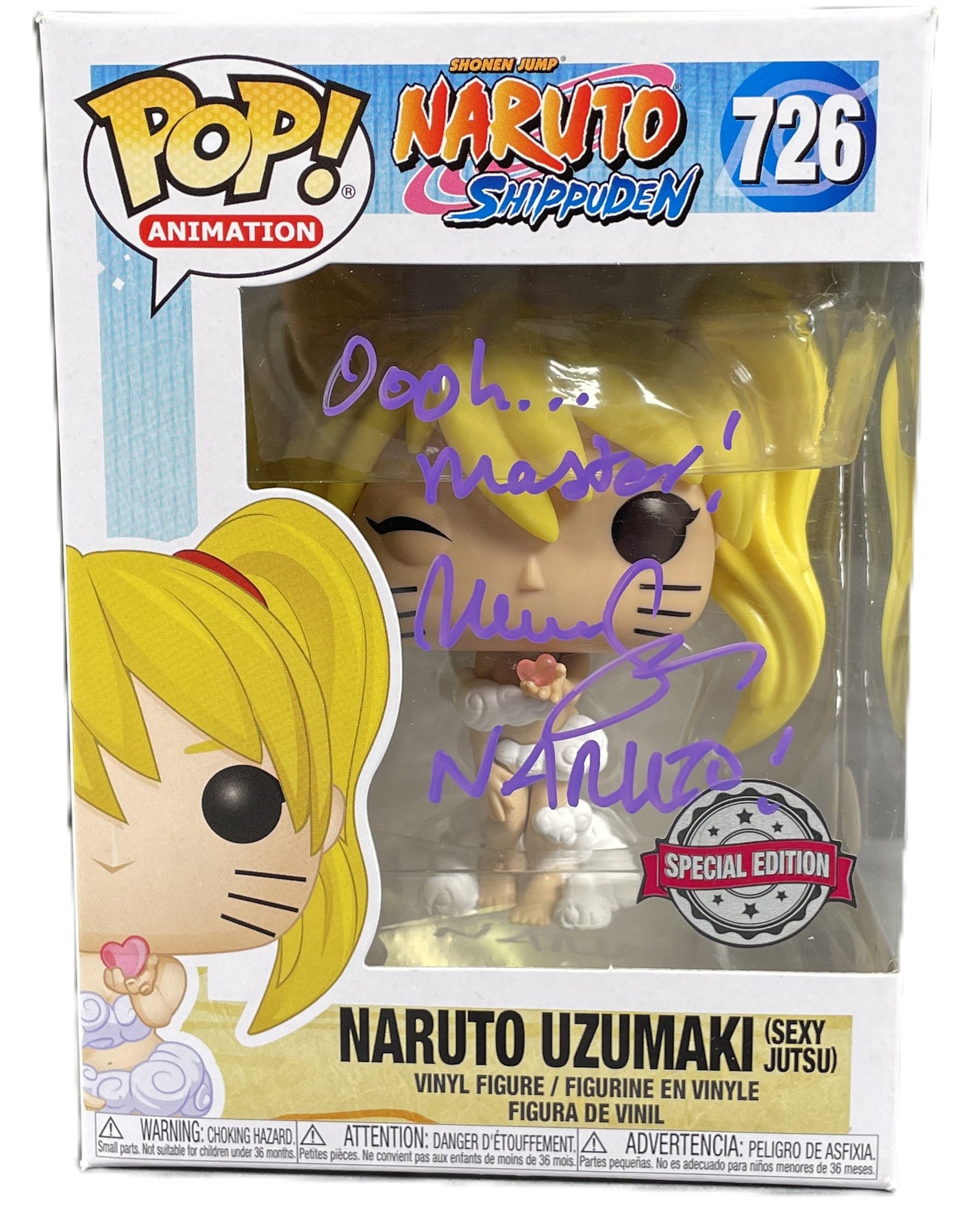 Maile Flanagan Signed Funko POP Naruto Shippuden #726 Autographed JSA COA
