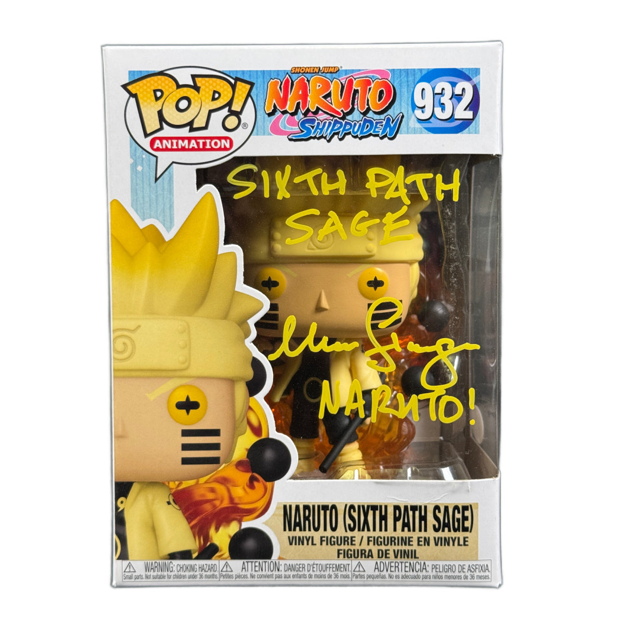 Maile Flanagan Signed Funko POP Naruto Shippuden #932 SS Autographed JSA COA