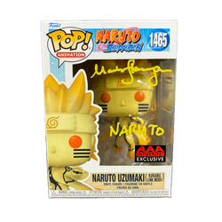 Image of Maile Flanagan Signed Funko Pop Naruto Kurama Link Mode Autographed BAS COA Y