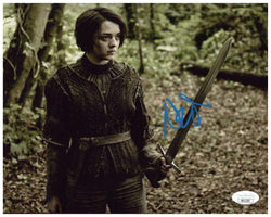 Image of Maisie Williams Signed 8x10 Photo Game of Thrones Arya Autographed JSA COA 3