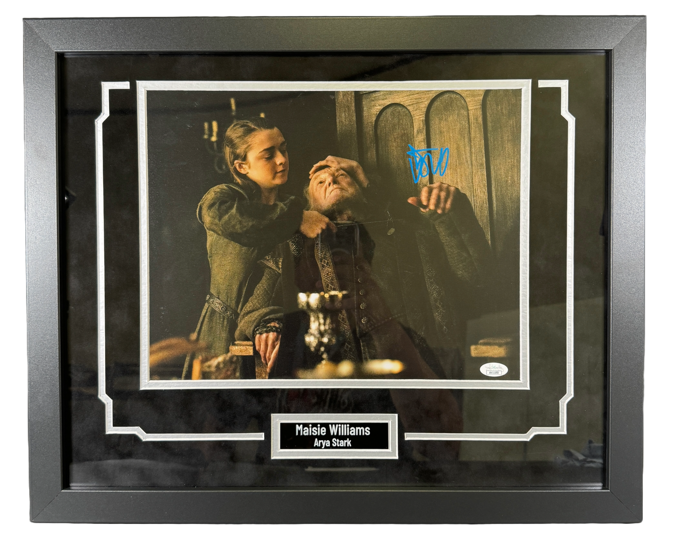 Maisie Williams Signed And Custom Framed 11x14 Photo Game of Thrones Arya Autograph JSA COA