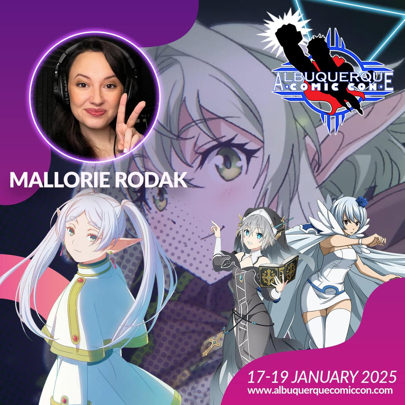 Mallorie Rodak Official Autograph Mail-In Service - Albuquerque Comic Con 2025