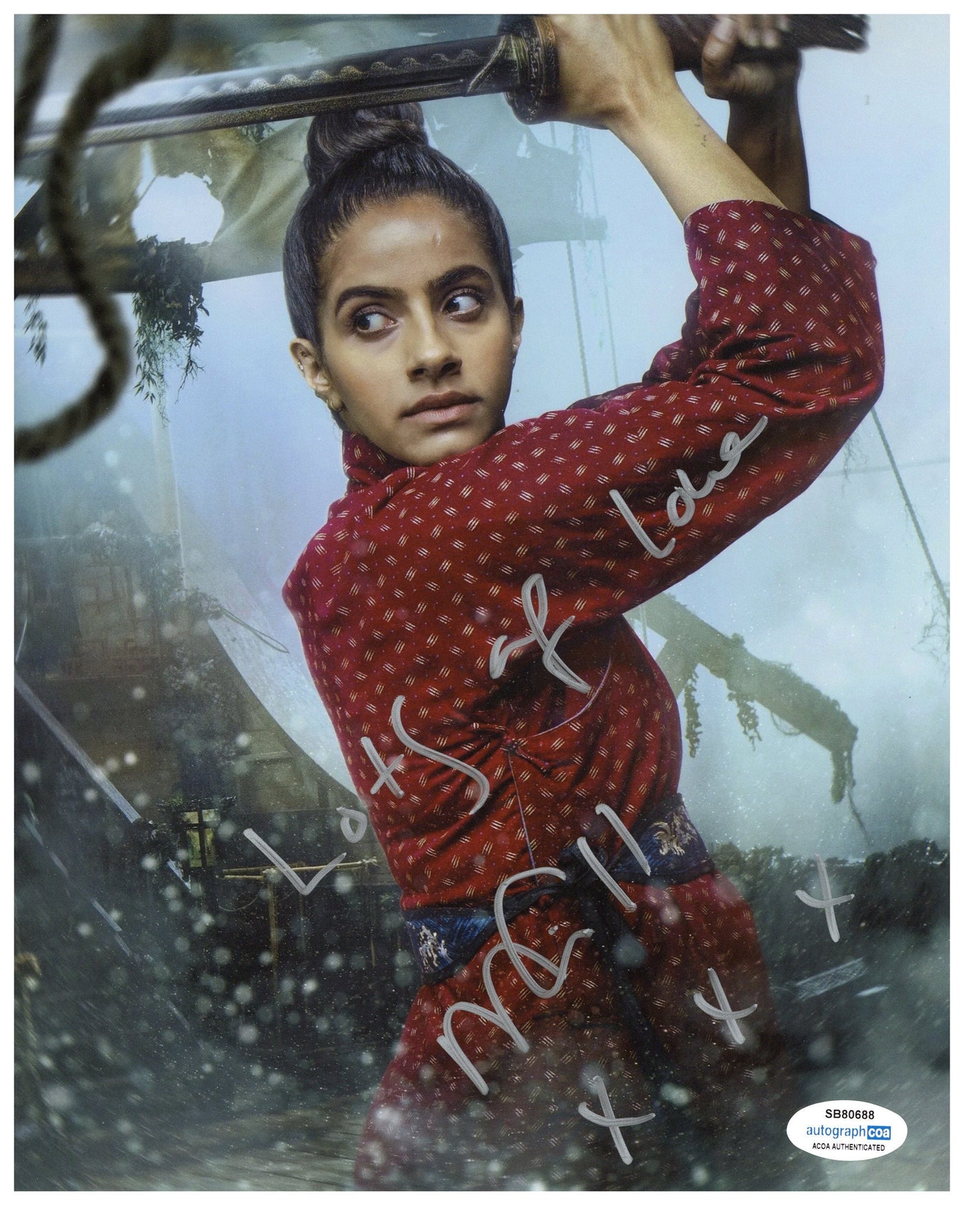 Mandip Gill Signed 8x10 Photo Dr. Who Yasmin Khan Autographed ACOA
