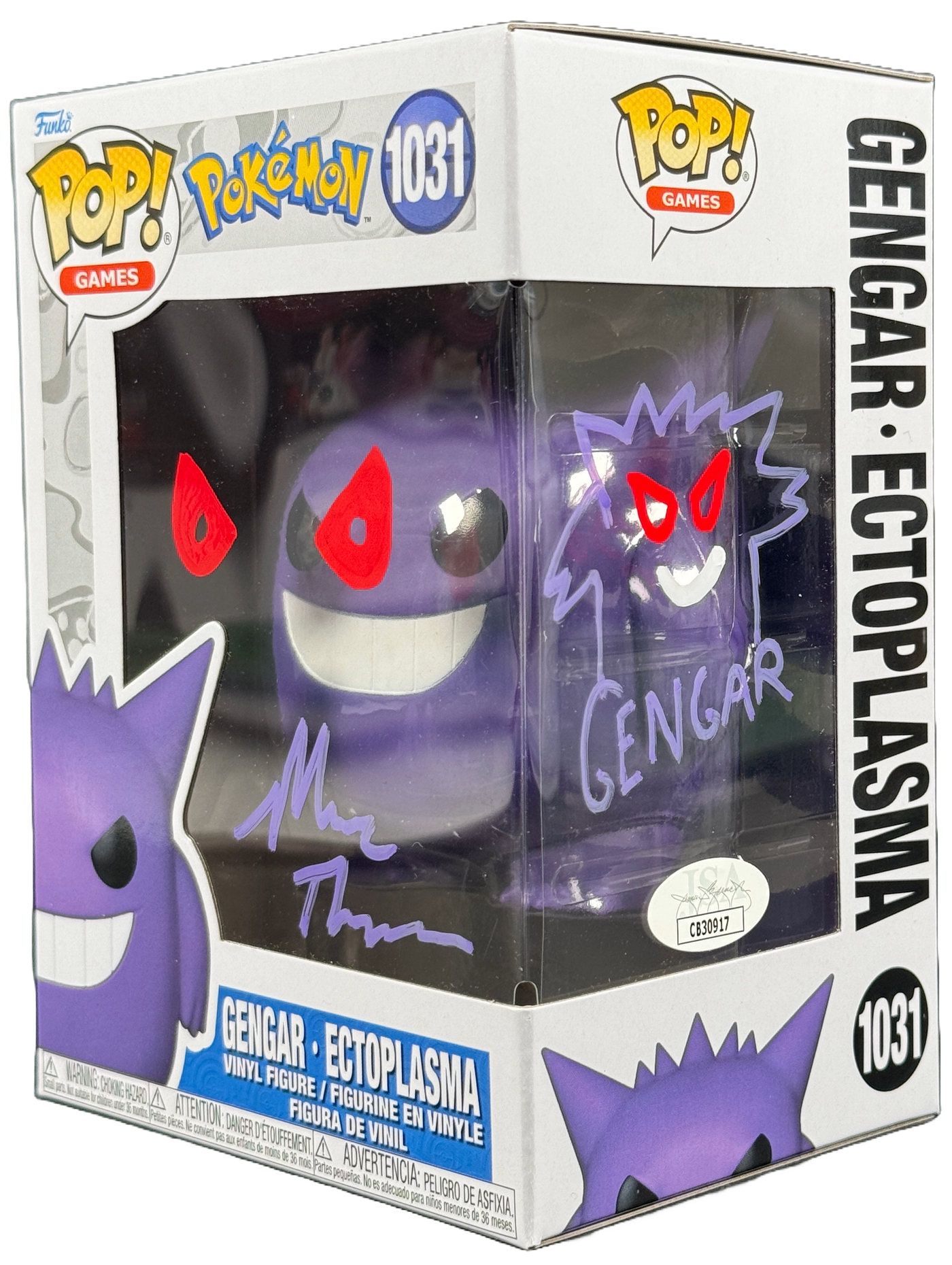 Marc Thompson Signed Funko Pop Gengar #1031 Autographed JSA COA