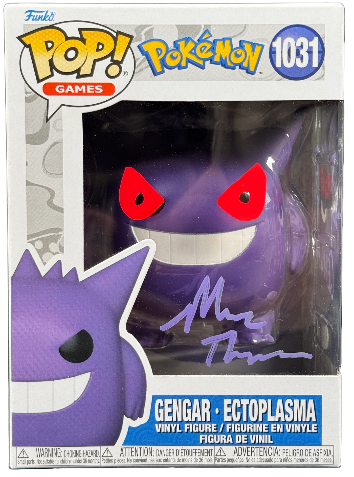 Marc Thompson Signed Funko Pop Gengar #1031 Autographed JSA COA