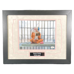 Image of Margot Robbie Signed 8x10 Photo Custom Framed Harley Quinn Authentic Autographed JSA COA