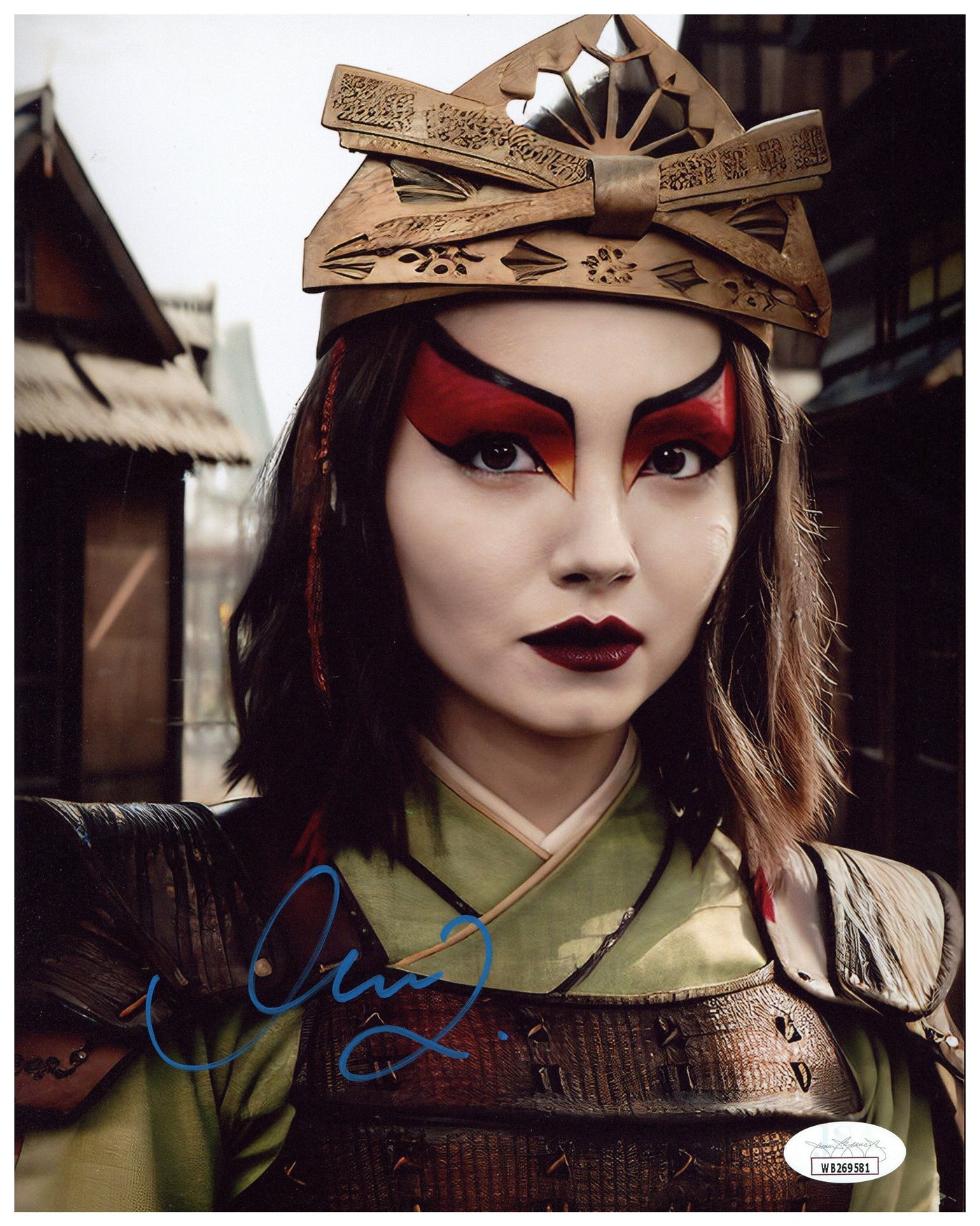 Maria Zhang Signed 8x10 Photo Avatar: The Last Airbender Suki Autographed JSA COA