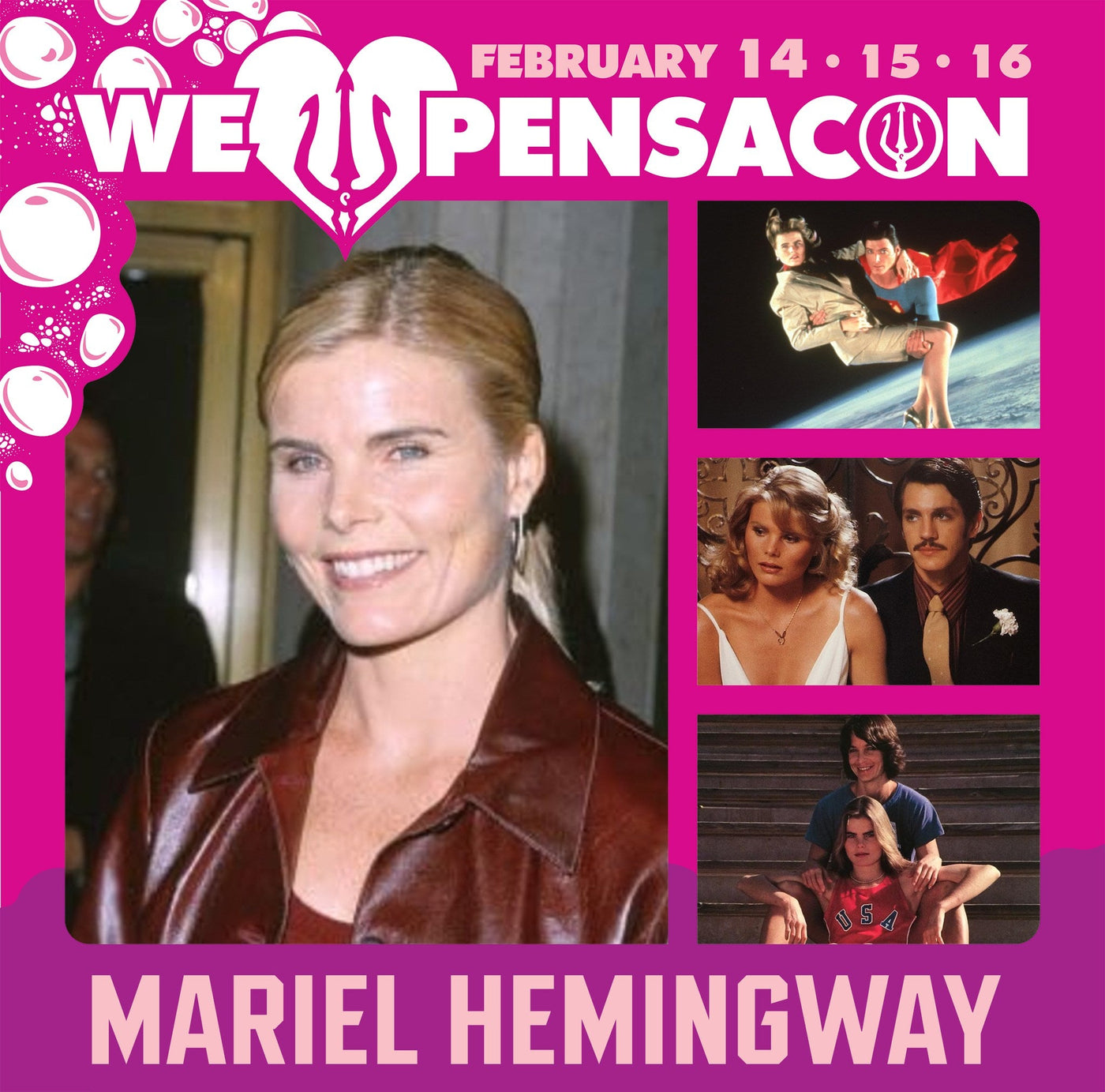 Mariel Hemingway Official Autograph Mail-In Service - Pensacon 2025