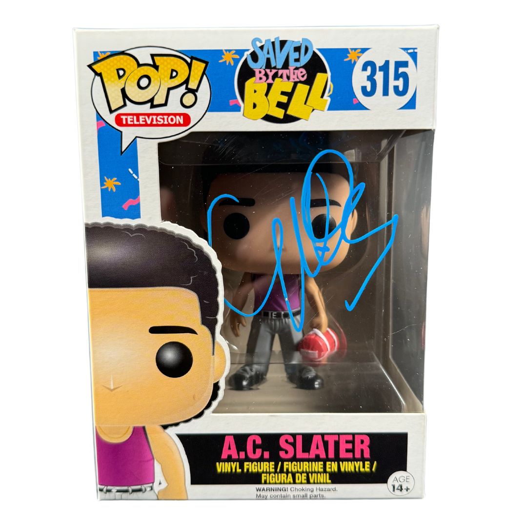 Mario Lopez Signed Funko POP Saved by the Bell A.C. Slater Autographed JSA COA