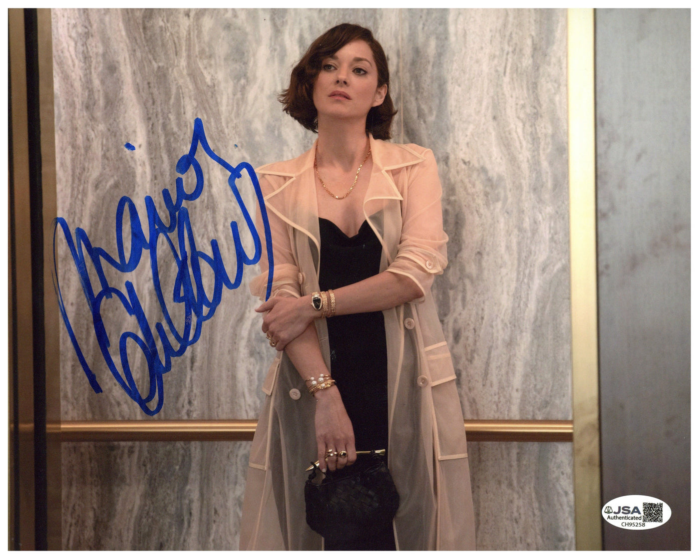 Marion Cotillard Signed 8x10 Photo Inception Autographed JSA COA 3