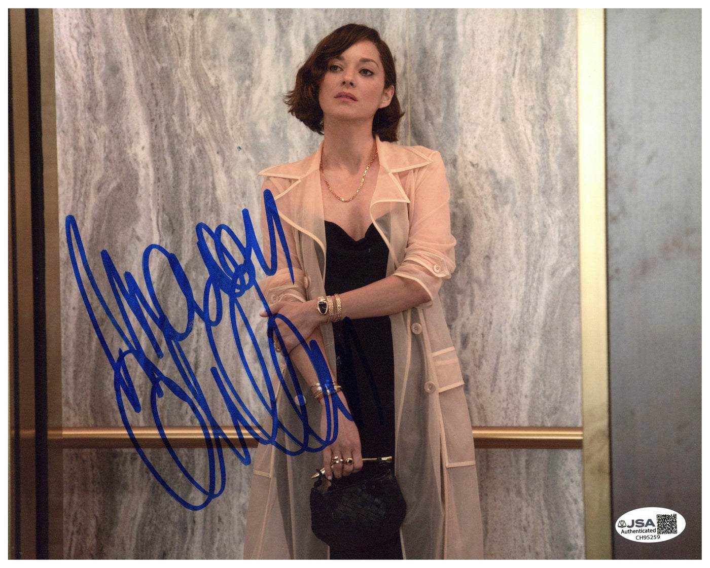 Marion Cotillard Signed 8x10 Photo Inception Autographed JSA COA 3