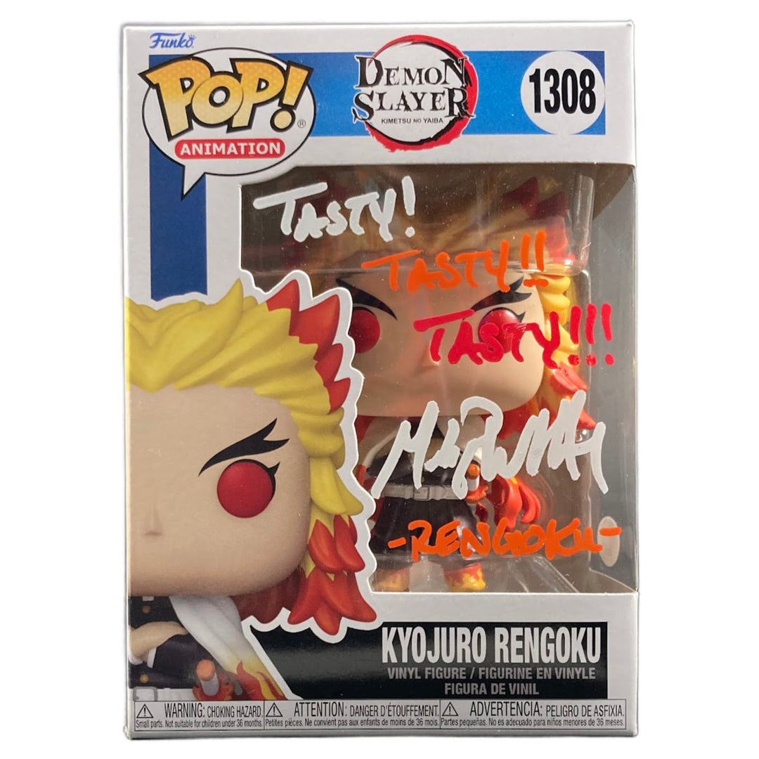 Funko outlet Pop rengoku signed new in hand !