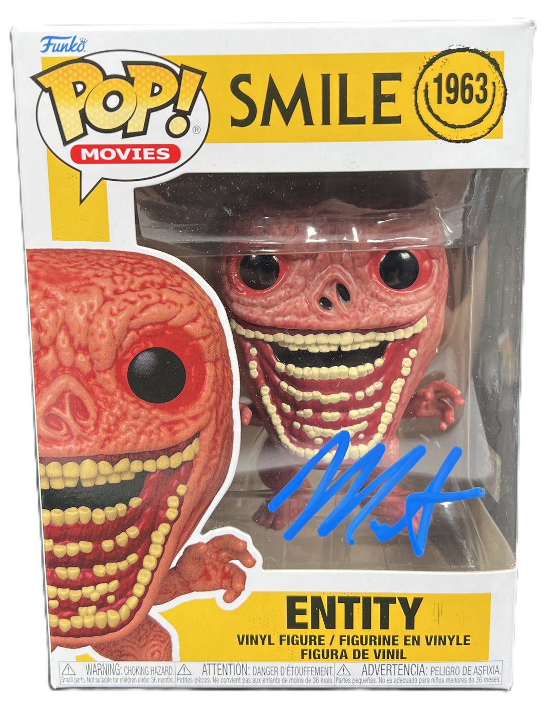 Marti Matulis Signed Funko Pop SMILE Entity Horror Autographed Zobie COA