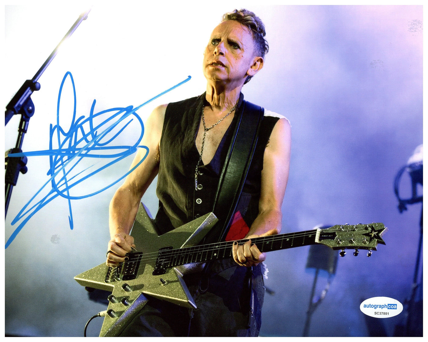 Martin Gore Signed 8x10 Photo Depeche Mode Autographed Autograph COA