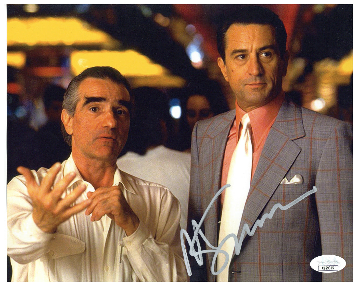 Martin Scorsese Signed 8x10 Photo Casino Autographed JSA COA