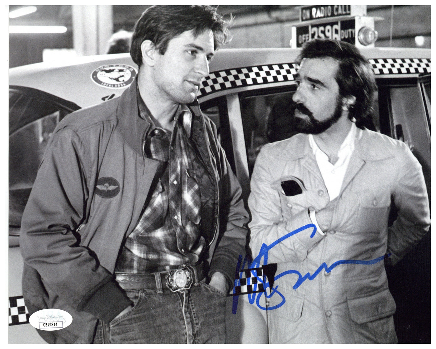 Martin Scorsese Signed 8x10 Photo Taxi Autographed JSA COA